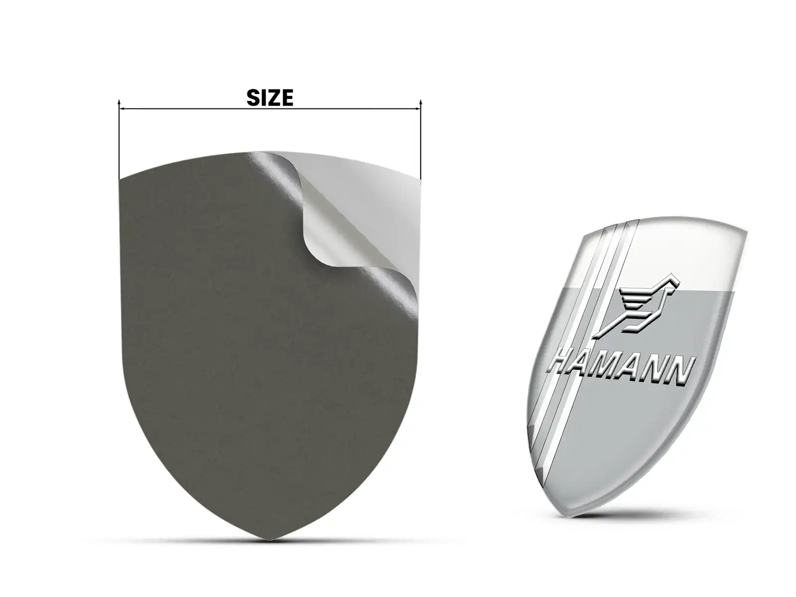 Hamann Klebeetikett Pro Max Langlebig Stilvoll Design